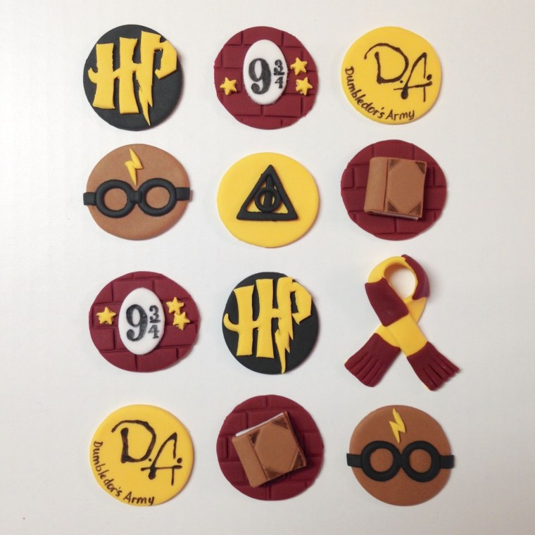 Гарри Поттер на капкейки печать