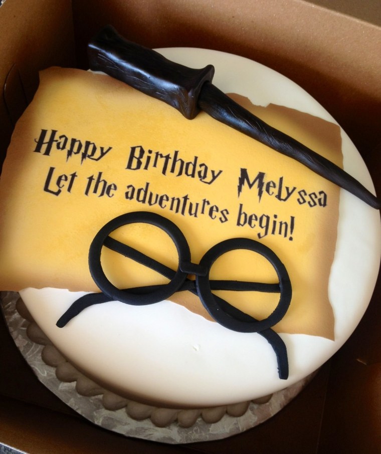 Гарри Поттер печать на торт