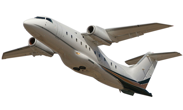 Самолет на прозрачном фоне