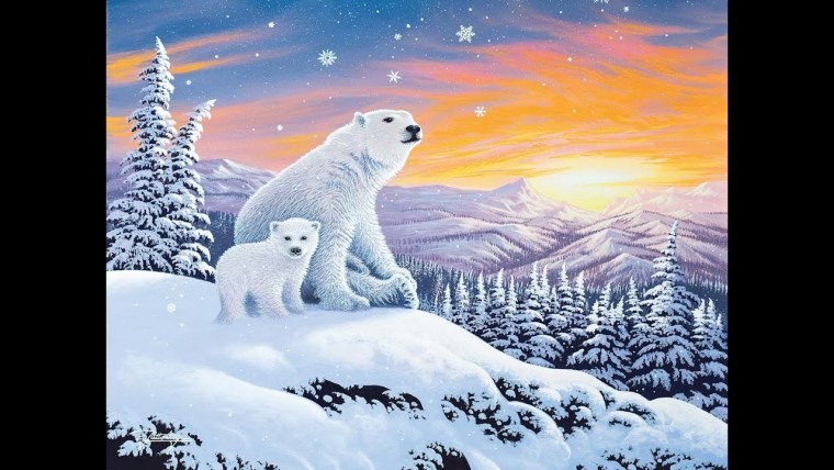 Северный полюс открытка