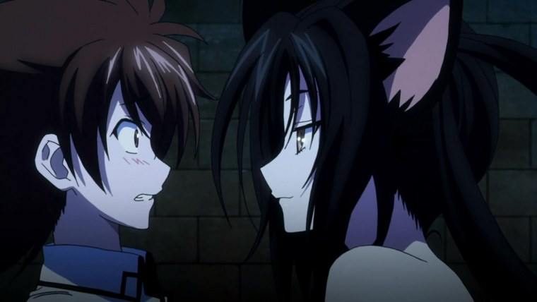 High School DXD Kuroka и Иссей