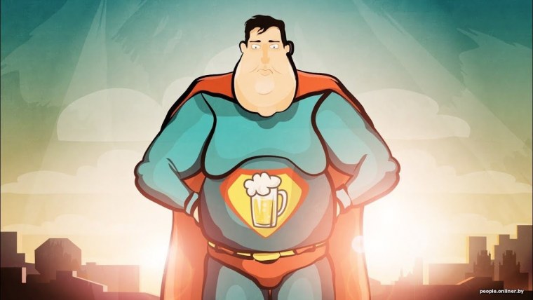 Супергерой алкоголик