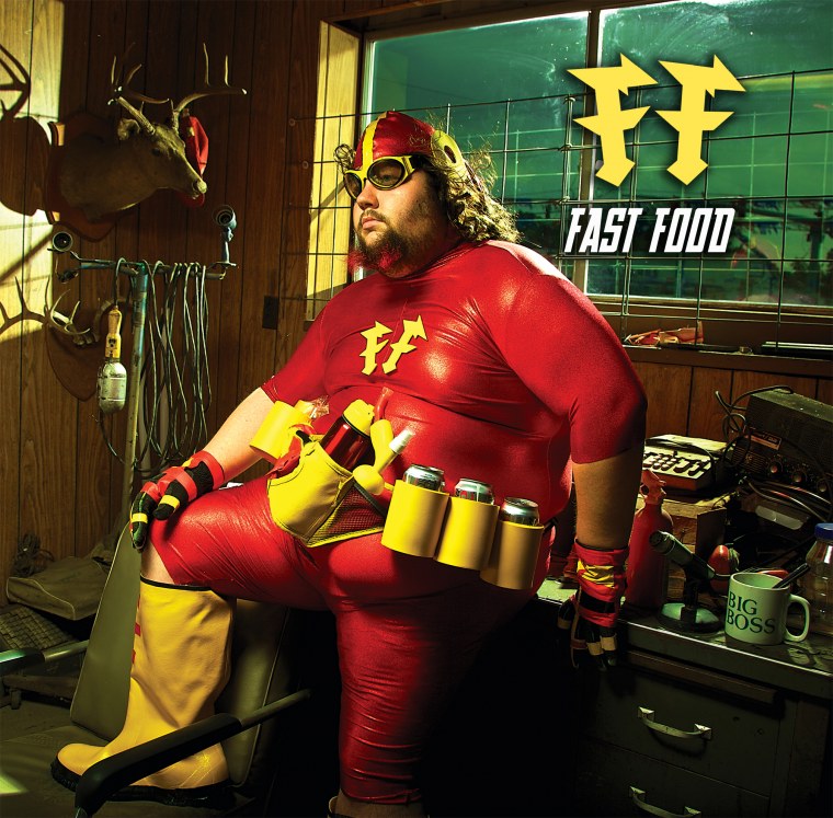 Смешной костюм супергероя