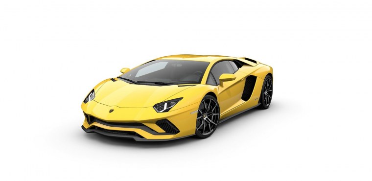 Lamborghini Aventador s Yellow