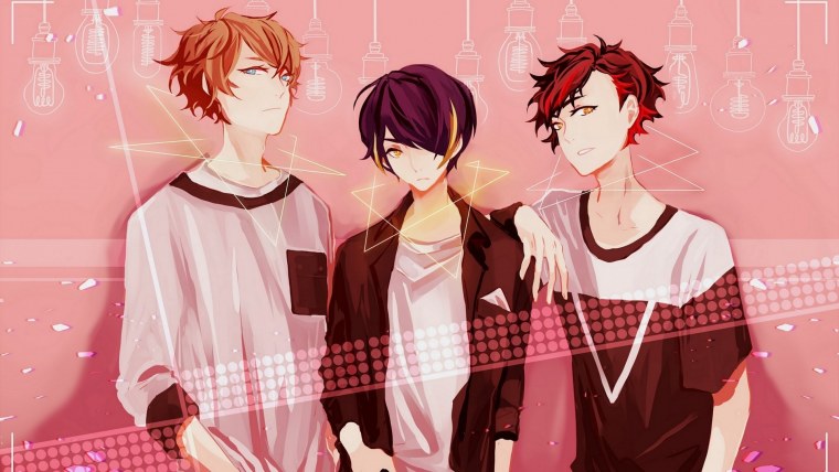 Аниме 3 парня