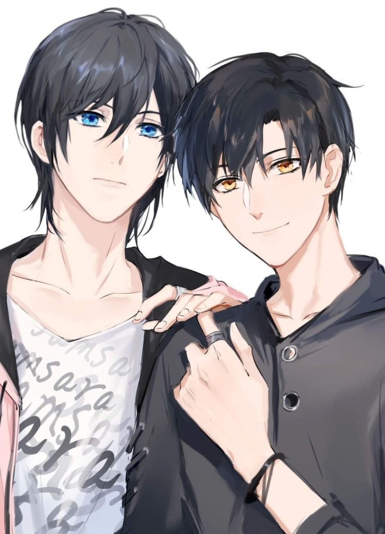 Аниме парни Близнецы