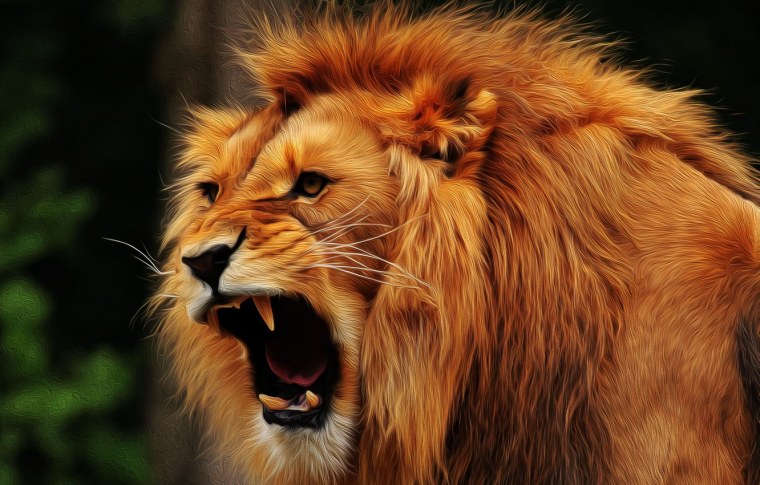 Львиный оскал