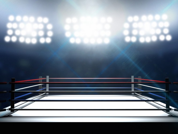 Боксерский ринг вид сбоку