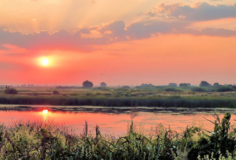 Теплый закат