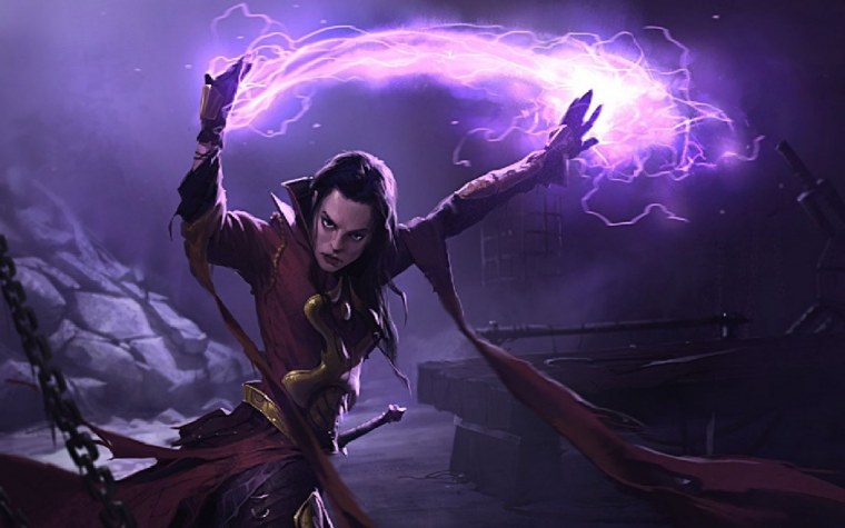 Темный Колдун МТГ арт