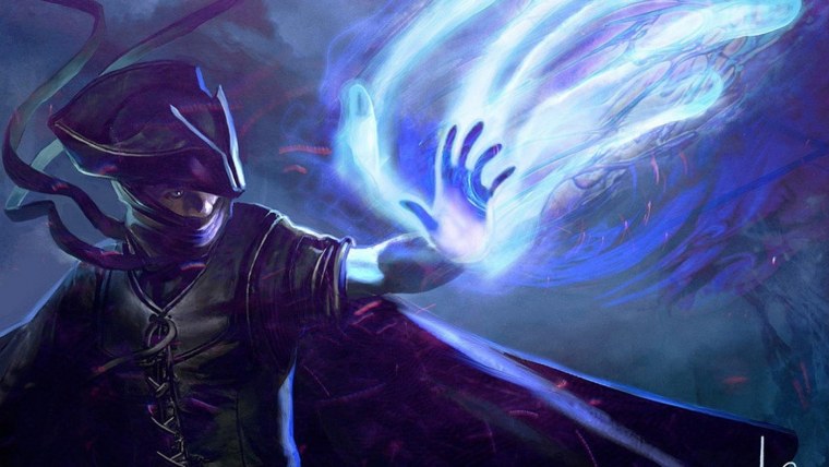 Темный Колдун МТГ арт