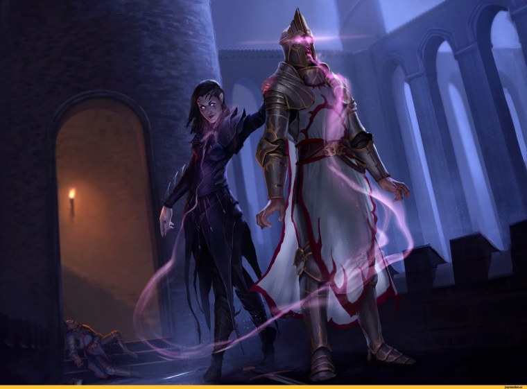 Фэнтези арт маг Псионик