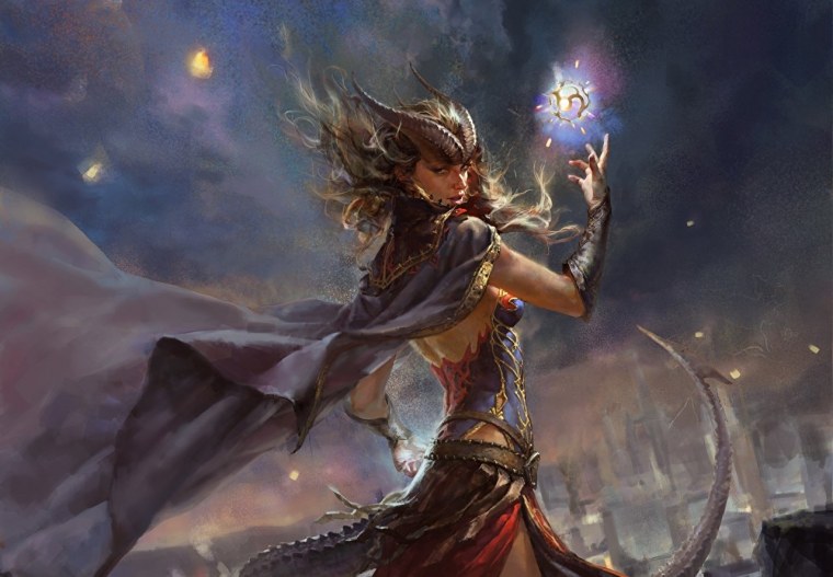 Волшебница с посохом