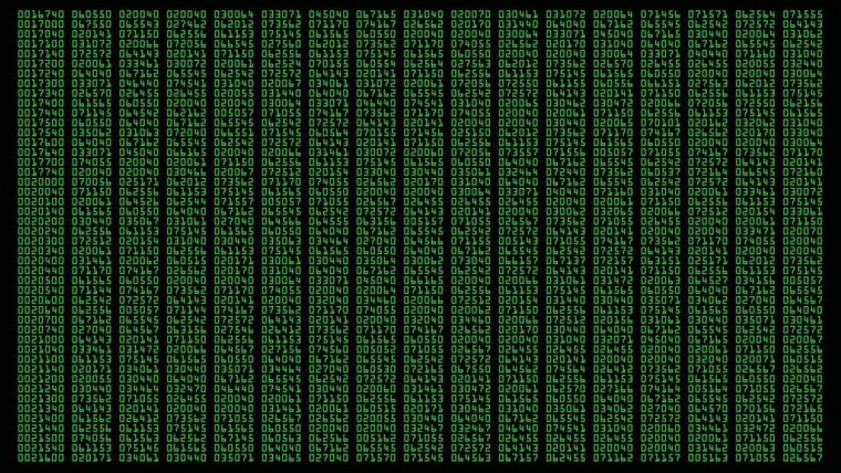 Матрица 101011010010101001010 синяя