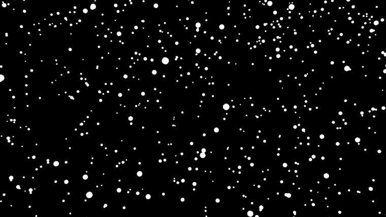 Снежинки на темном фоне