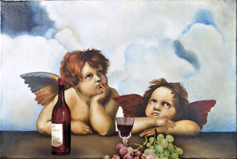 Рафаэль Санти Сикстинская Мадонна ангелочки