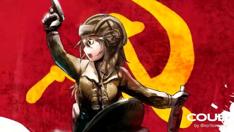 Аниме девушка солдат