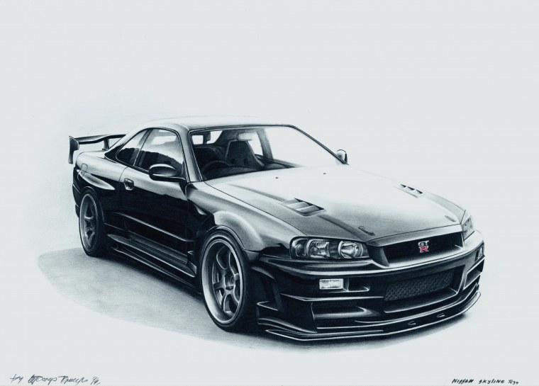 Nissan Skyline GTR r32 Art