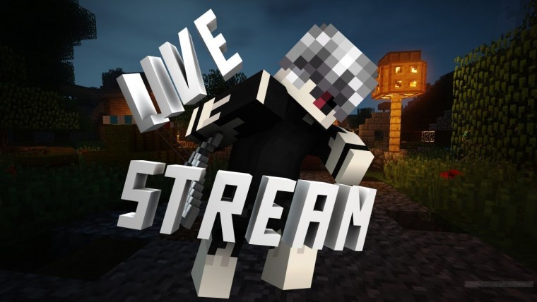 Стрим на сервере майнкрафт