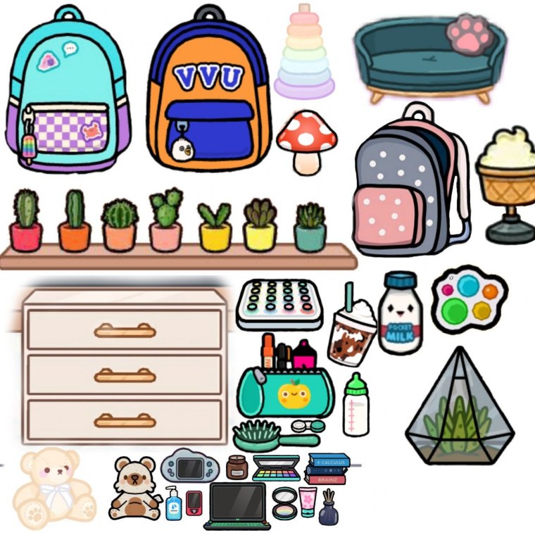 Авокадо в мультяшном стиле