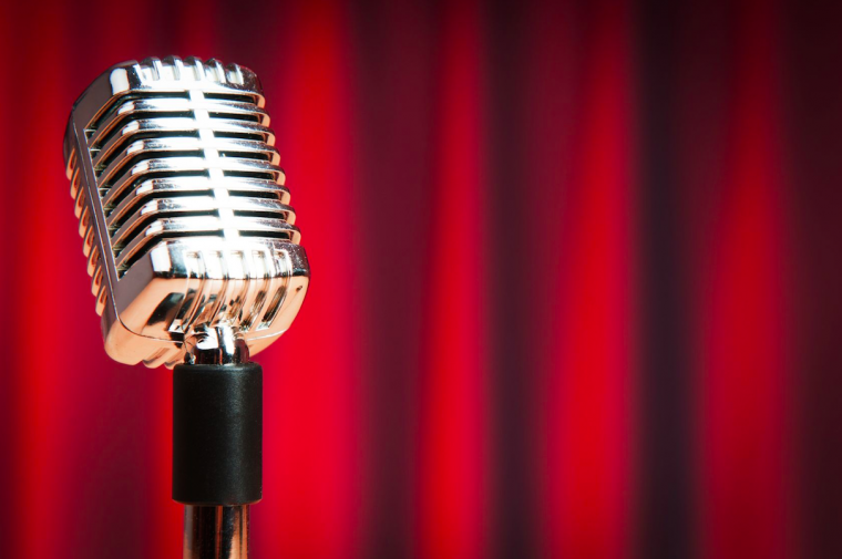 Ретро микрофон