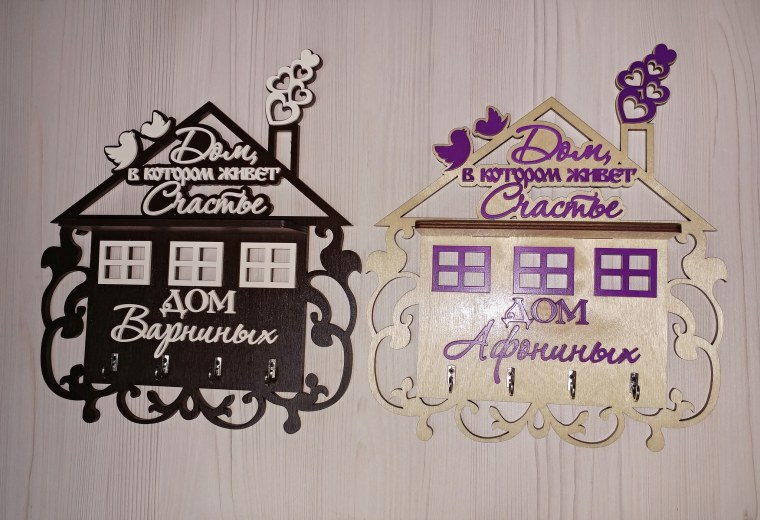 Ключница дом в котором живет счастье макет