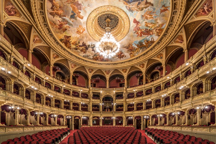 Оперный театр Будапешт зрительный зал