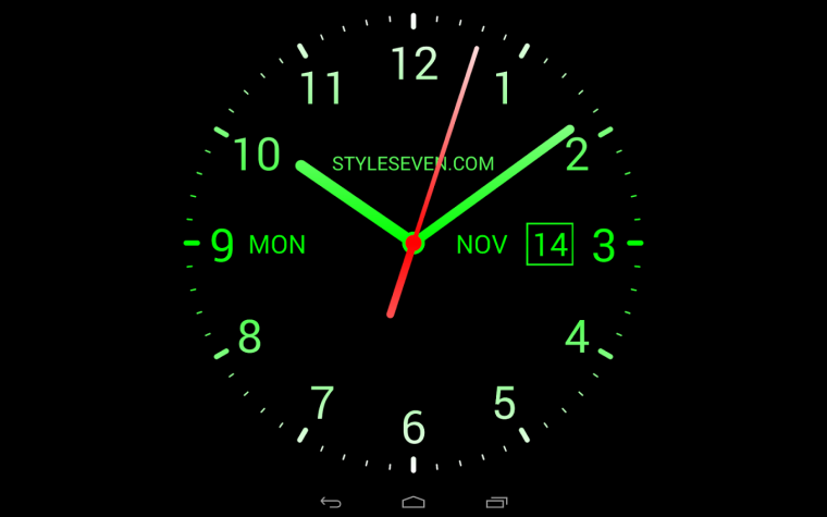 Темы на телефон часы