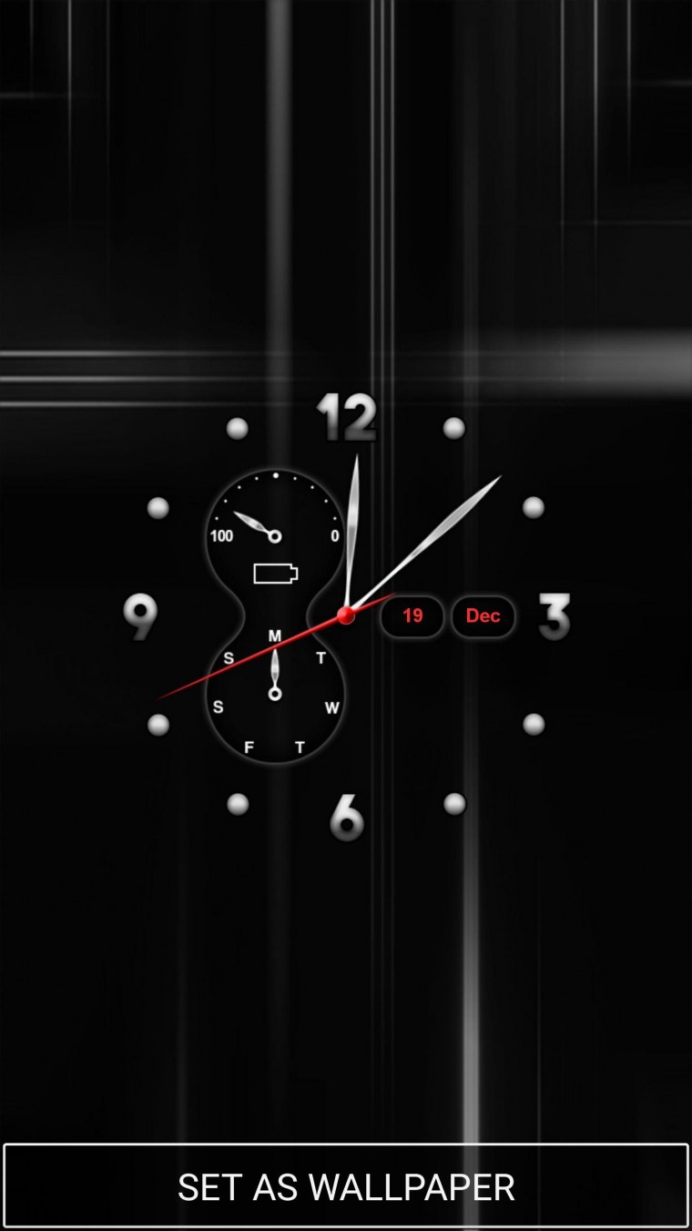 Часы на заставку андроид