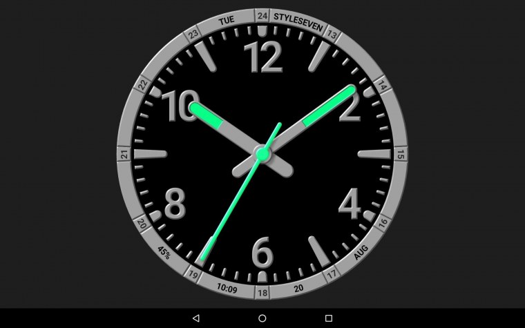 Часы на экран телефона