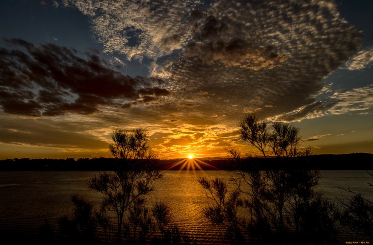 Закат солнца в Казани