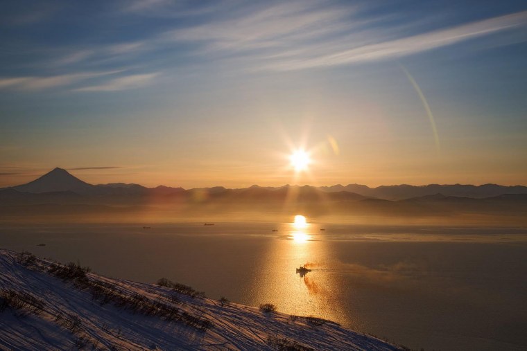 Солнце на горизонте