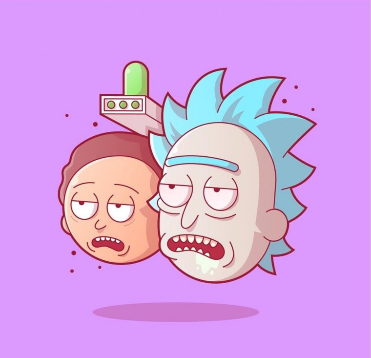 Аквагрим Рик и Морти