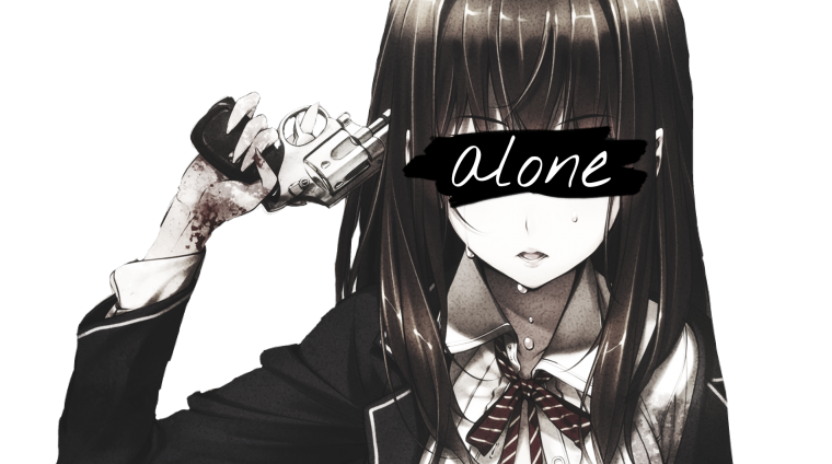 Аниме девочка самоубийца