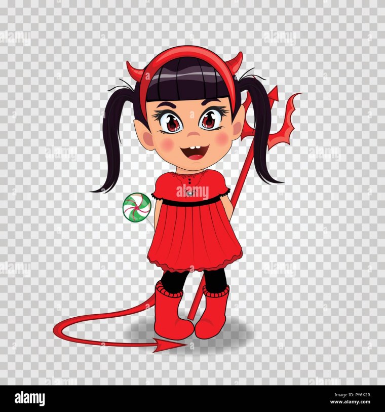 Чертенок девочка