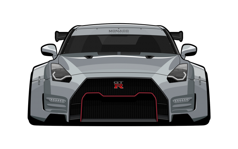 Nissan Skyline r35 GTR vector