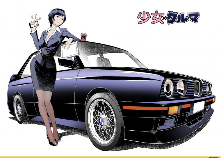 Девушка в машине