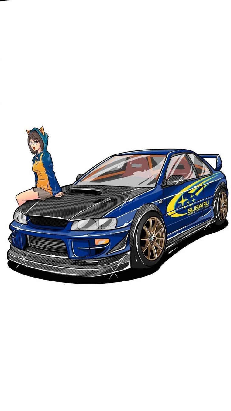 Субару WRX арт