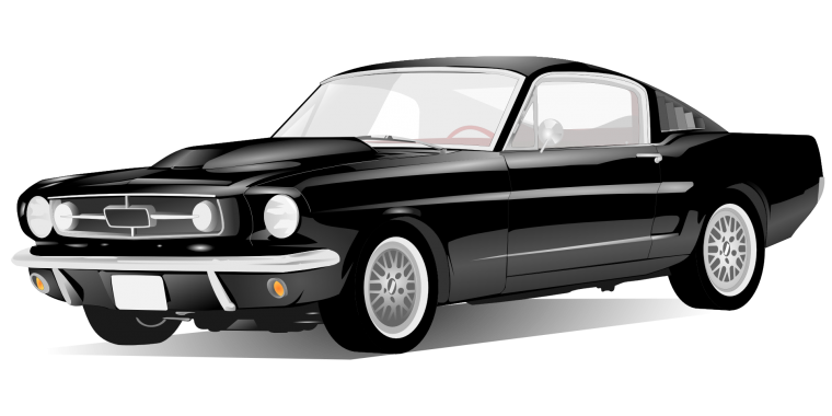 Машина арт на прозрачном фоне