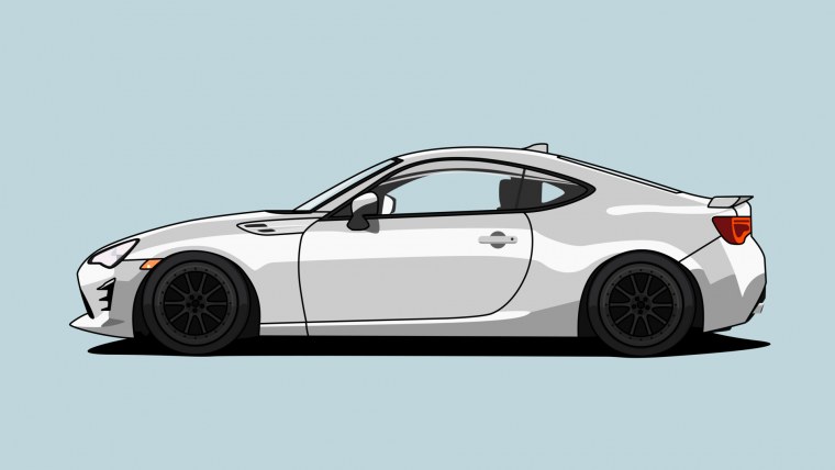 Toyota gt86 чертеж