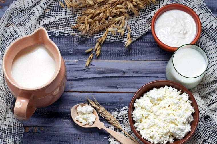 Молоко сметана творог