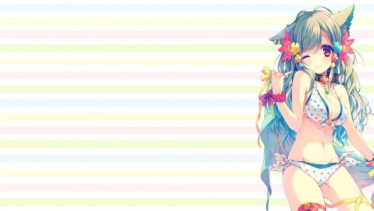 Обои аниме девушки