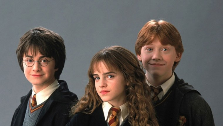 Гермиона Грейнджер с Гарри и Роном