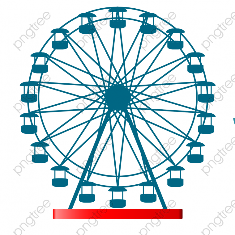 Колесо обозрения живопись