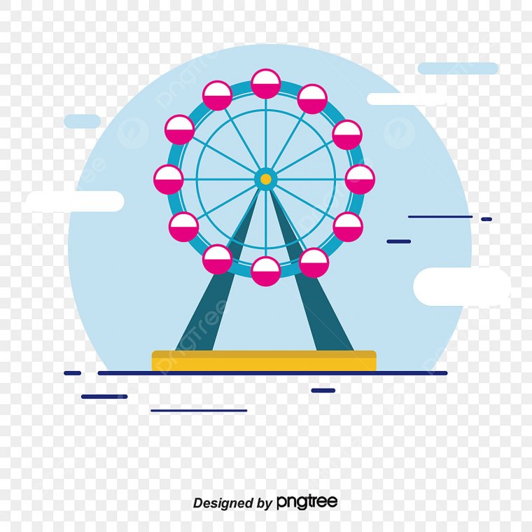 Лондонское колесо обозрения вектор