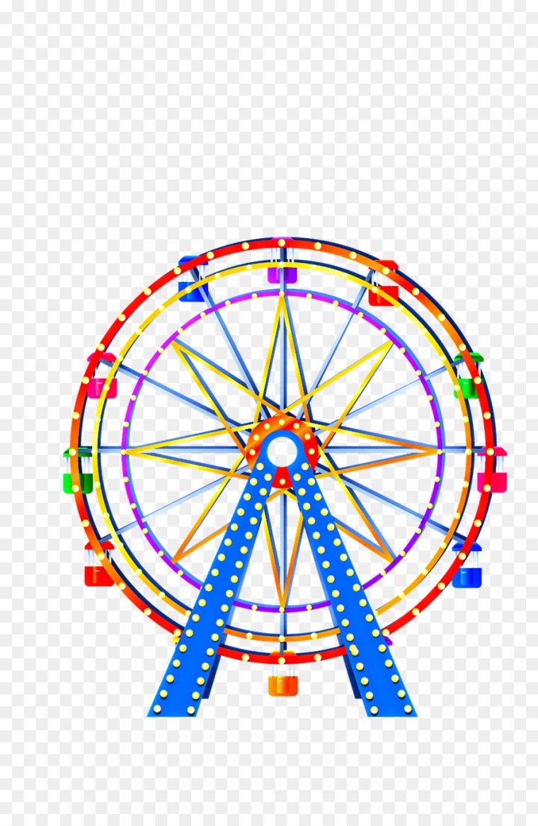 Колесо обозрения рисунок детский