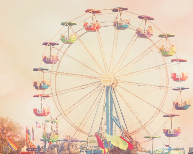 Аттракционы карандашом колесо обозрения