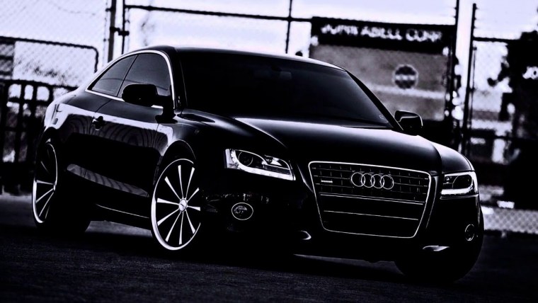 Ауди а4 черная тонированная