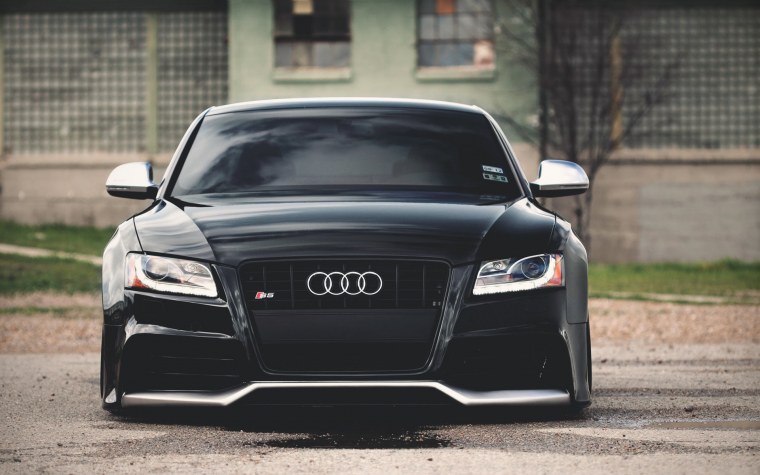 Ауди s5 черная тонированная