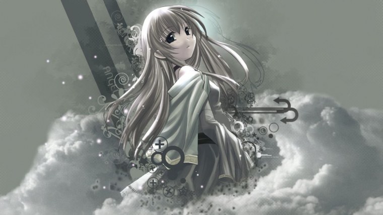 Аниме в серых тонах